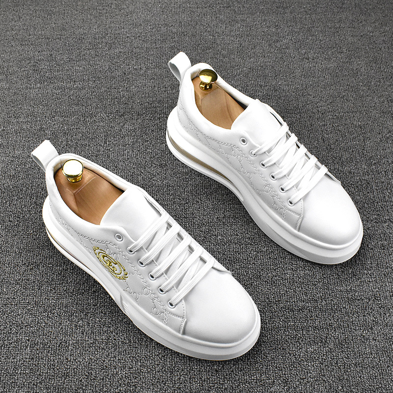 Piastra di altezza interna Versione coreana del nuovo fondo spesso traspirante a banda bassa primaverile e autunnale con la tendenza delle scarpe da uomo _voghion.com