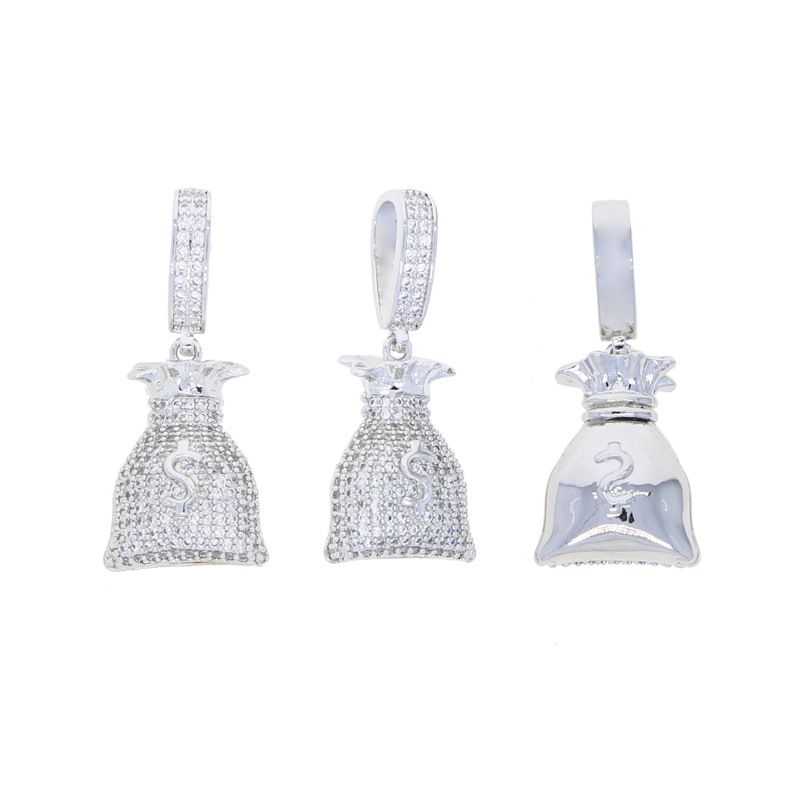 Neue Halskette mit Diamant-Dollar-Geldbeutel-Anhänger im Hip-Hop-Modetrend für Männer und Frauen_voghion.com