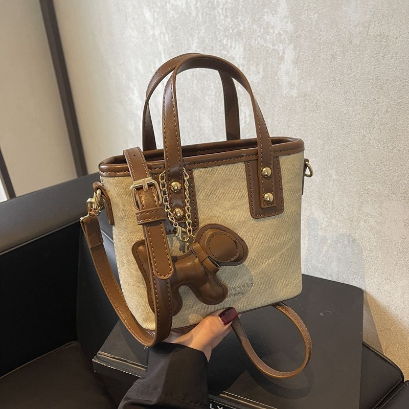 Neue High-End-Umhängetasche im Farbblock-Stil für Damen, Herbst/Winter, trendige Handtasche mit einer Schulter, kleine Tasche_voghion.com