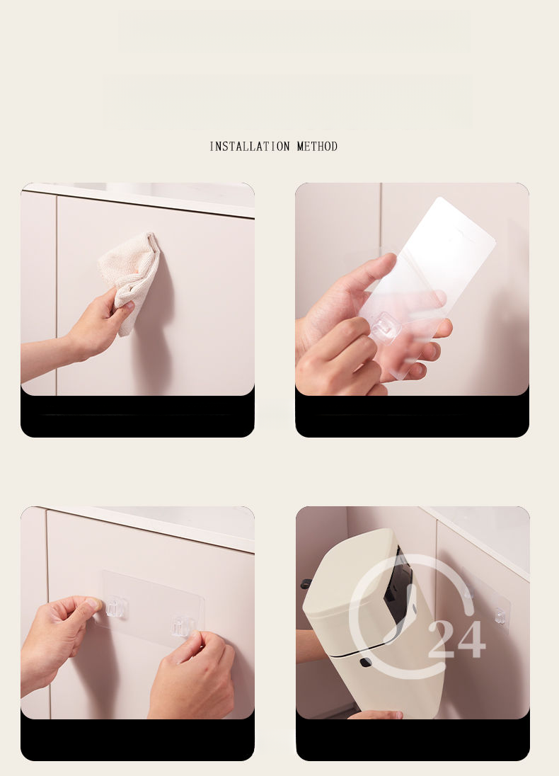 ACZT Brabantia Touch Bin – Soft-Close Lid, Wall-Mounted, Stainless Steel Kitchen Trash Can_voghion.com