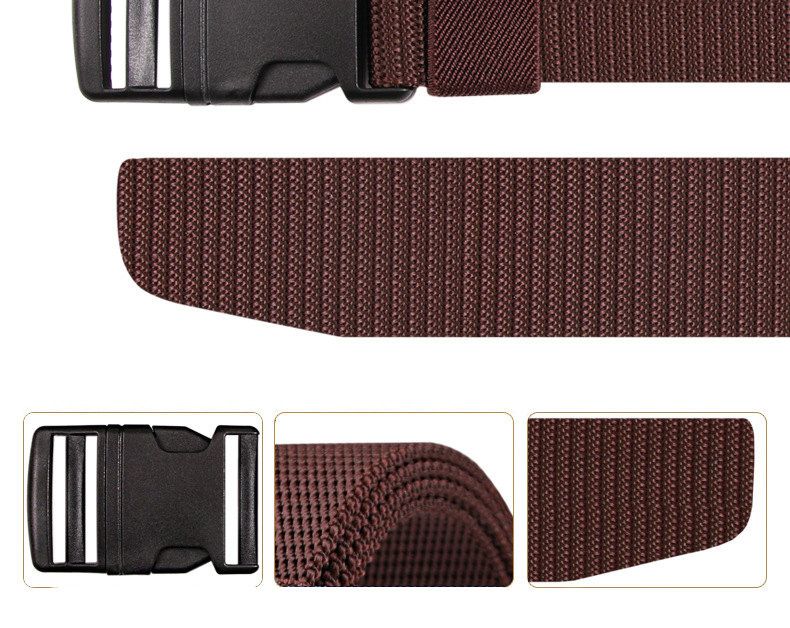 HOT New Army Belts Adjustable Men Outdoor Travel Tactical Waist Belt with Plastic Buckle_voghion.com