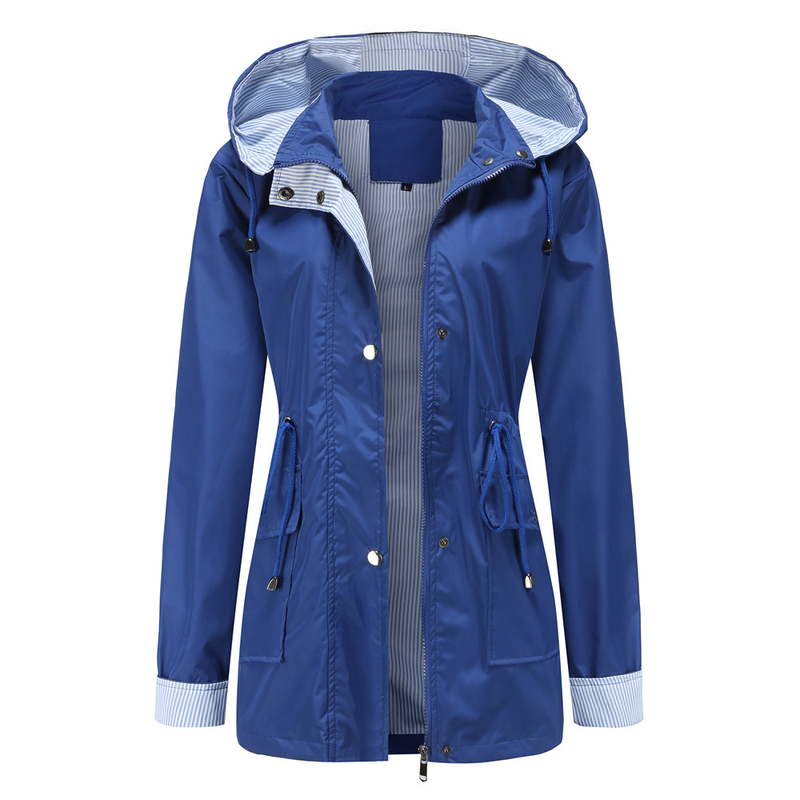 Damenbekleidung neue Herbst- und Winterjacke mit abnehmbarer Kapuze, Windjacke für Damen, große Damenjacke, Regenmantel_voghion.com