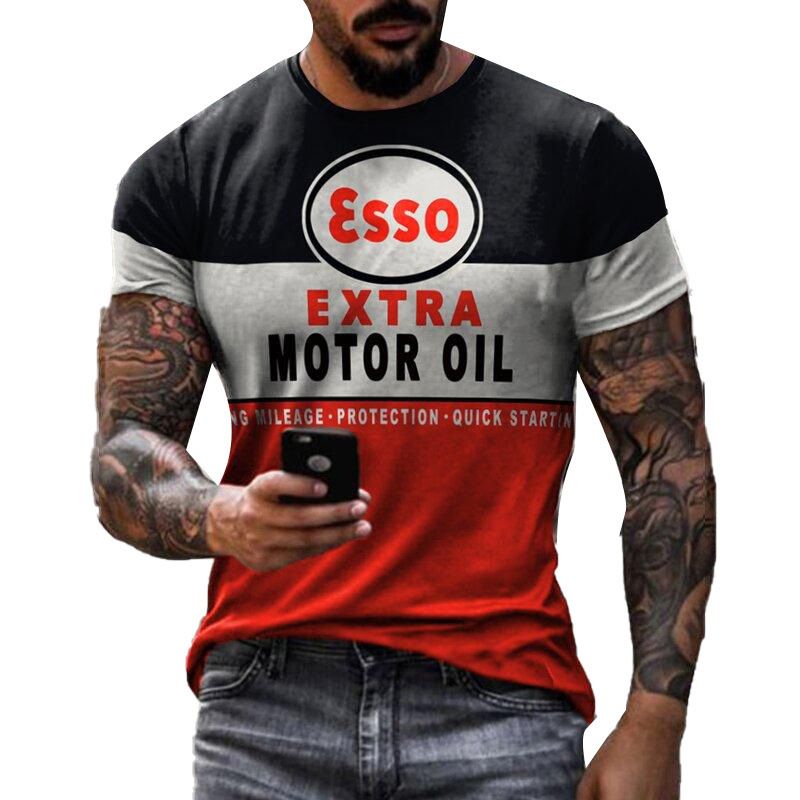 Personalized Unisex Casual Short Sleeve Fashion Versatile Loose 3D Couple T-Shirt_voghion.com