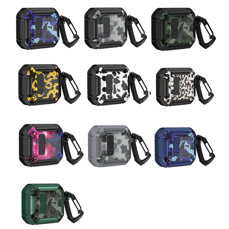 Hitech Beschermende Huid Anti-val Schokbestendig Waterdicht TPU Bluetooth-compatibel Oordopjeshoesje voor 3_voghion.com