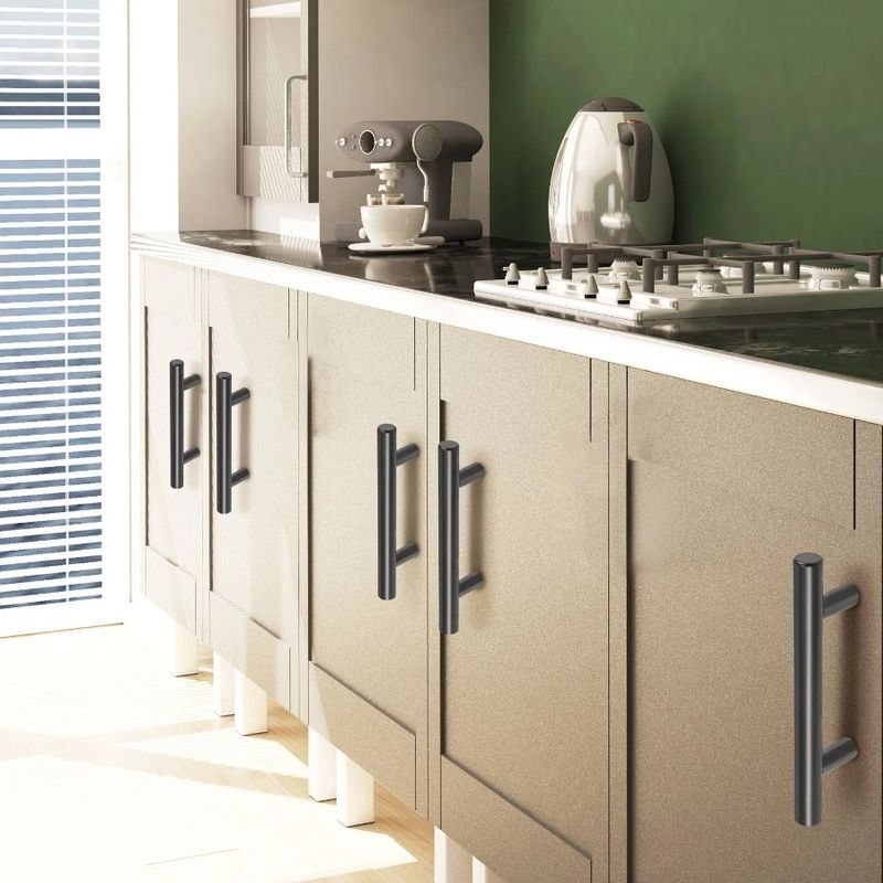Maniglie per mobili da cucina, 76 mm, confezione da 30, centro 3 pollici, per mobili in acciaio inox, moderne, sottili, per ante e cassetti, centro cucina in acciaio._voghion.com