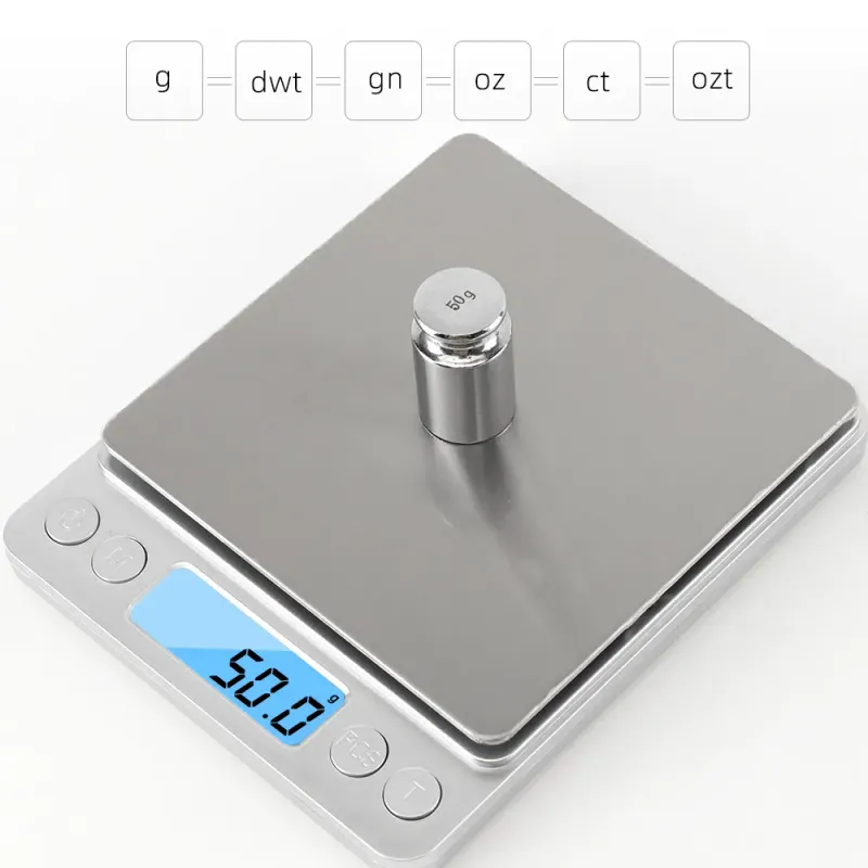 Mini balance Jewelry Master 3 kg/0,1 g - Écran LCD pour la cuisine et la mesure des pierres précieuses
ACZT_voghion.com
