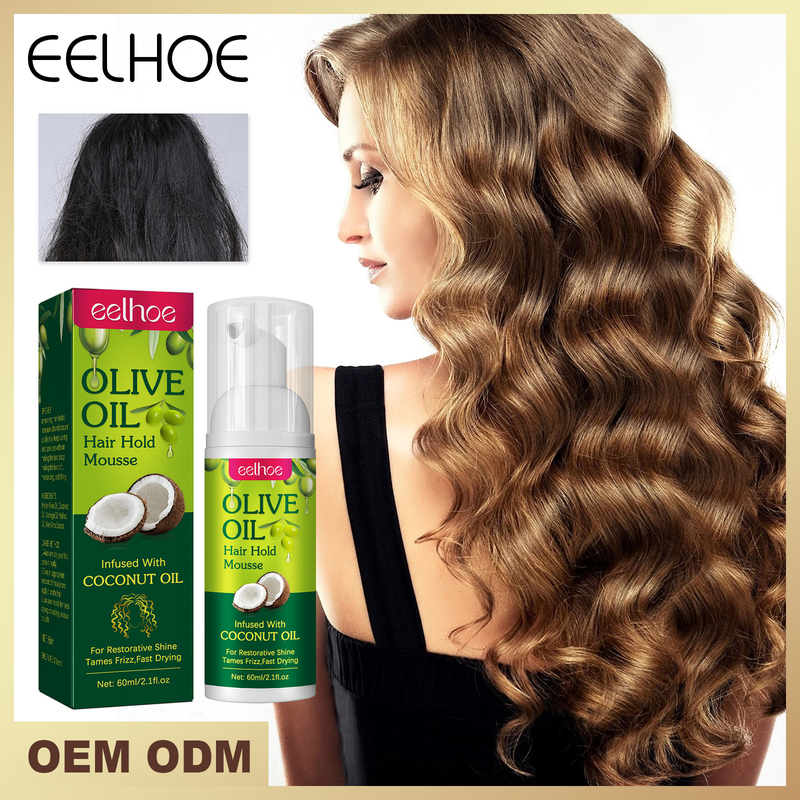 Olijfolie Beautiful Hair Styling M Krullend haar Styling Hydraterend en rolbescherming Styling Duurzaam en anti-fury-vochtinbrengend_voghion.com