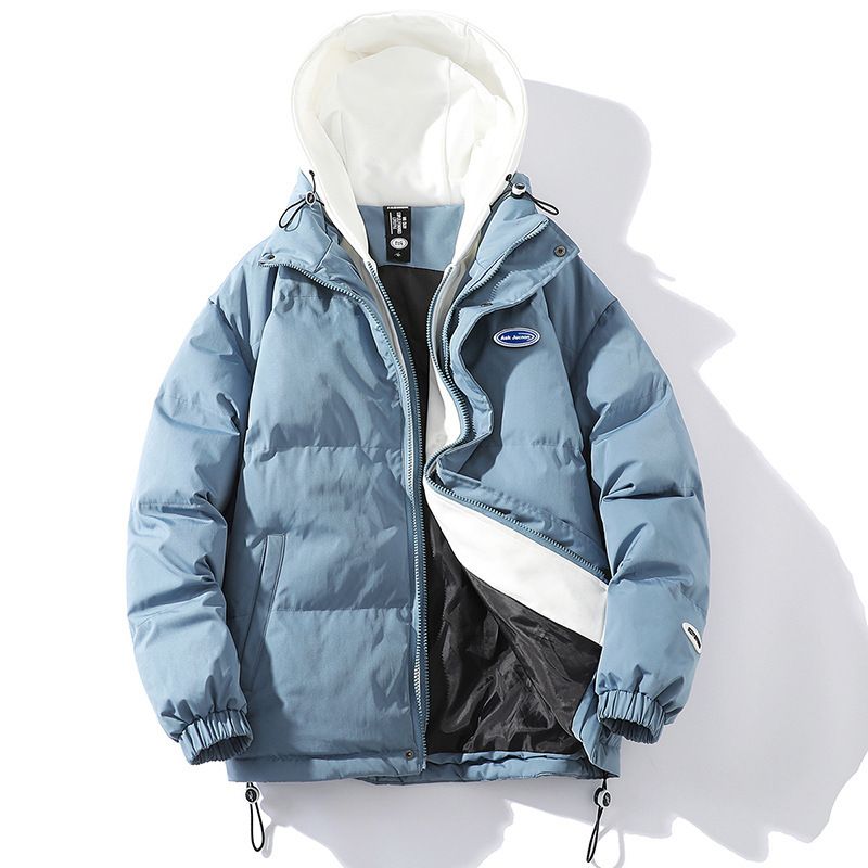 Winter 2024 neue lockere lässige Kapuzen-Baumwolljacke Herren trendige Marke Winter dicker Mantel Herren_voghion.com