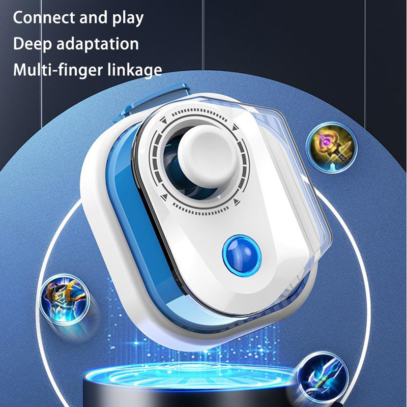 Kunjiuyou Game Trigger Plug And Play 3D Joystick Mobile Game Control Sensitive Mobile Game Controller Phone Trigger For IPhone /for Android-White_voghion.com
