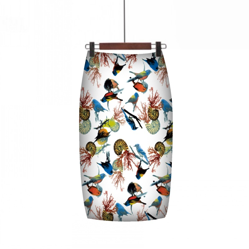 Akciós árú mintás női ceruzaszoknya, félszoknya, fenékig érő szoknya, félszoknya_voghion.com