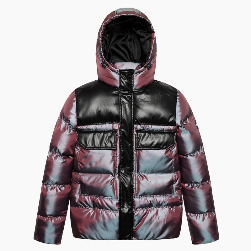 Chaqueta de algodón con capucha de invierno para hombre con diseño reflectante - Parka holgada de gran tamaño para uso informal y al aire libre (S-XXL, morado)_voghion.com