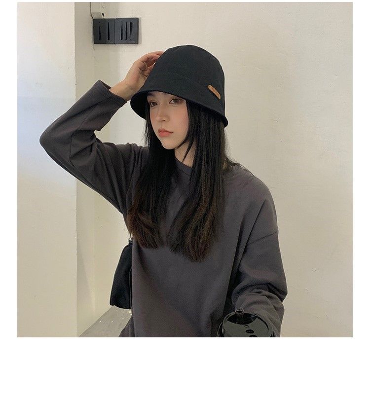 Toren Koren Makes Look Smaller Women's Spring And Summer Round Face Suitable For Bucket Big Head Circumference Sun Hat_voghion.com