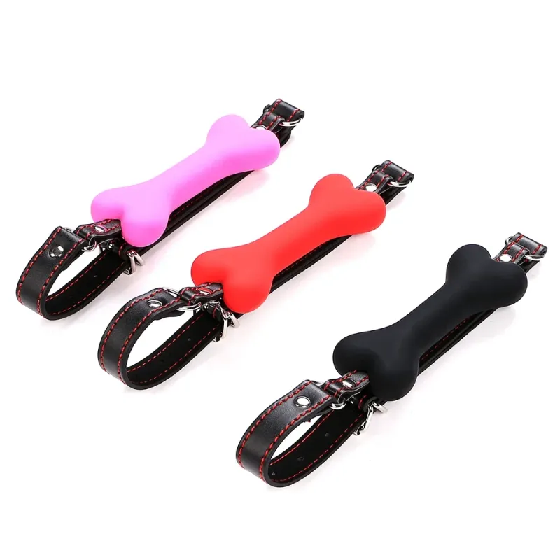 Zacht harnas siliconen hondenbot bal open mond bdsm bondage slaaf gag producten sm seksspeeltjes voor vrouwen adulttoy_voghion.com