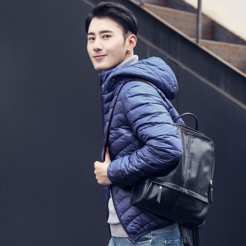 Minimalist Men's New Lightweight Down Jacket Men's Hooded Winter Coat Plus Size Men's Clothing_voghion.com