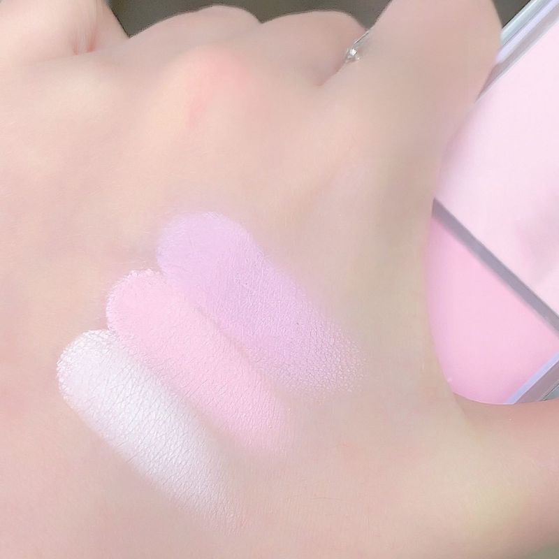 MOTY dreifarbiges Rouge-Püree-Rouge-Puder ist zart und einfach zu handhaben, um die Farbe und Vitalität des Mädchens zu zeigen, tragbar und günstig_voghion.com
