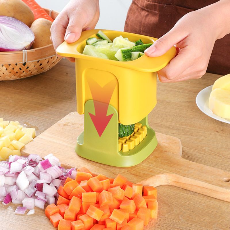 Multifunktion Ale Gemüse Hacker Pommes Frites Cutter Haushalt Hand Druck Zwiebel Dicer Gurke Kartoffel Schneider Küchengeräte_voghion.com