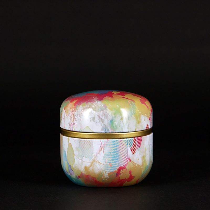 Universal Sealed Small Metal Tea Caddy Mini Portable Travel Round Cans Packaging Box Iron Storage Jar_voghion.com
