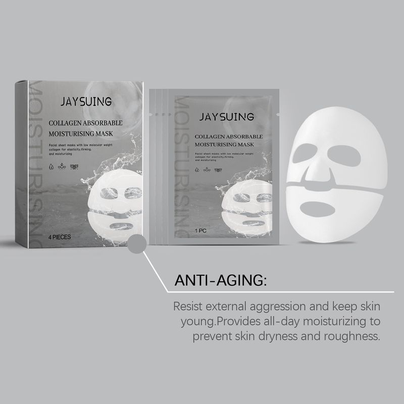 Collagen mask, gently cleans the skin, refreshes and is not sticky, cares for hydration, moisturizes and moisturizes_voghion.com