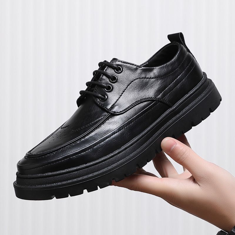 Scarpe da uomo in pelle casual, stile britannico, stile business, formali, da uomo, da sposa_voghion.com