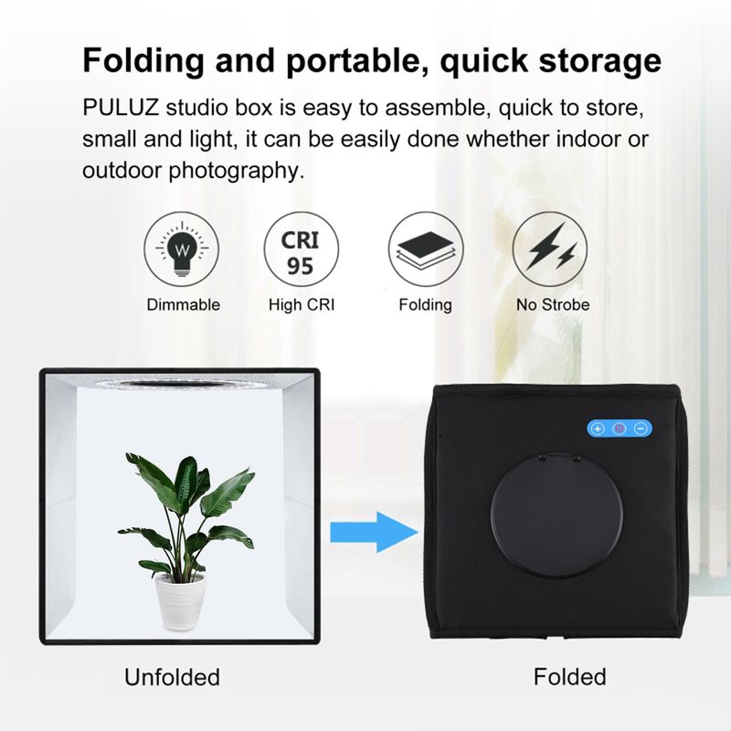 Portable Photo Box Photography Backdrop Room O4O3_voghion.com