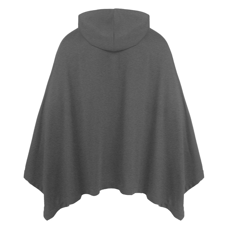 Spring New Men's Wear Large Solid Color Fashion European and American Men's Hooded Cloak_voghion.com