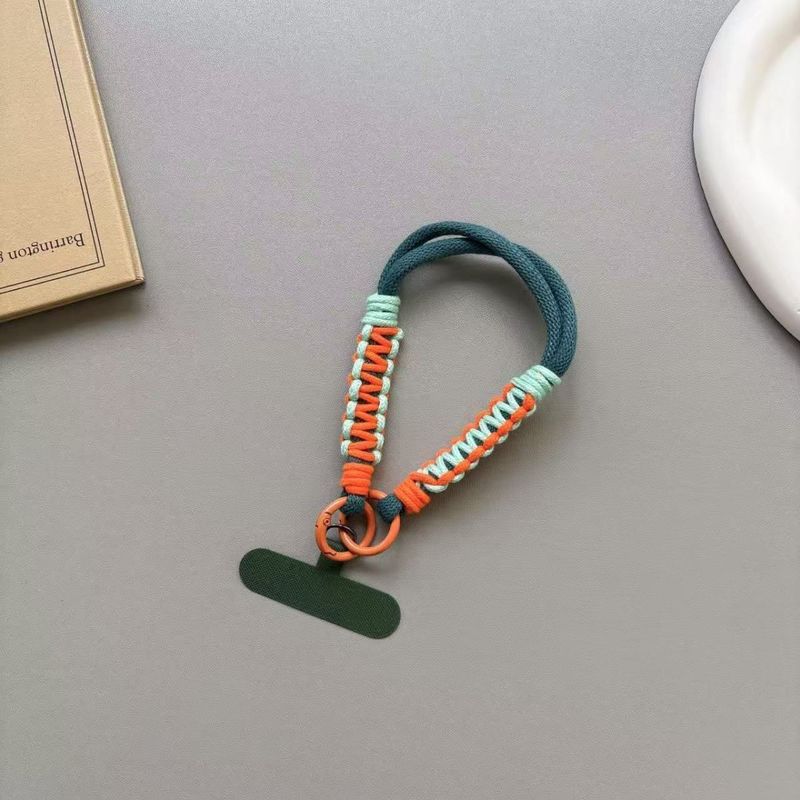 INS Woven Strap Handheld Short Lanyard Wrist Keychain Pendant Phone Chain Universal_voghion.com