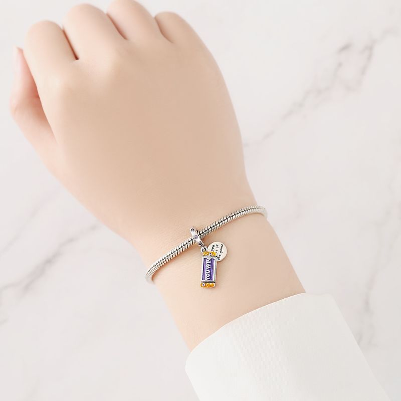 Damen-Schmuck-Charm, Charm-Perlen, Elefant, vierblättriges Kleeblatt, Hufeisen, Regenbogen, DIY-Schmuck, Armband-Zubehör, versilbert, verkupfert_voghion.com