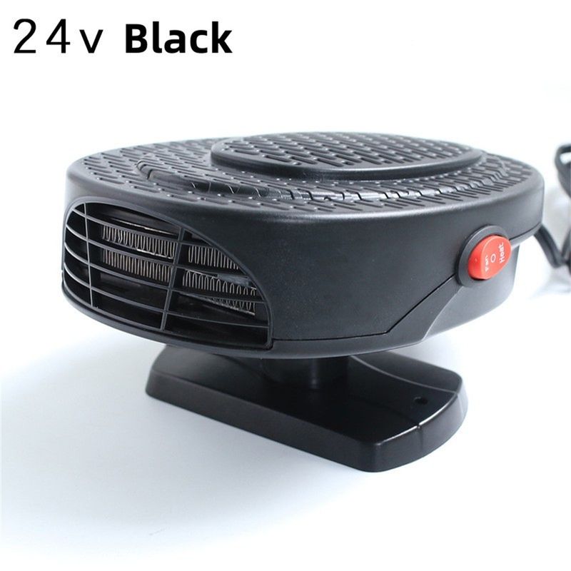 Riscaldatore per auto da 500 W, sbrinatore per parabrezza invernale da 12 V, installazione sul cruscotto, ventola di raffreddamento e riscaldamento, cavo di alimentazione per accendisigari da 1,6 m_voghion.com