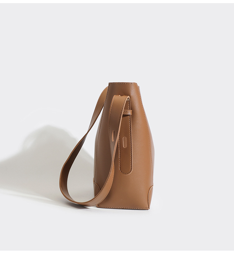 Borsa a secchiello da donna, borsa da donna, borsa a secchiello di grande capacità, borsa da donna, borsa a tracolla singola, borsa diagonale retrò_voghion.com