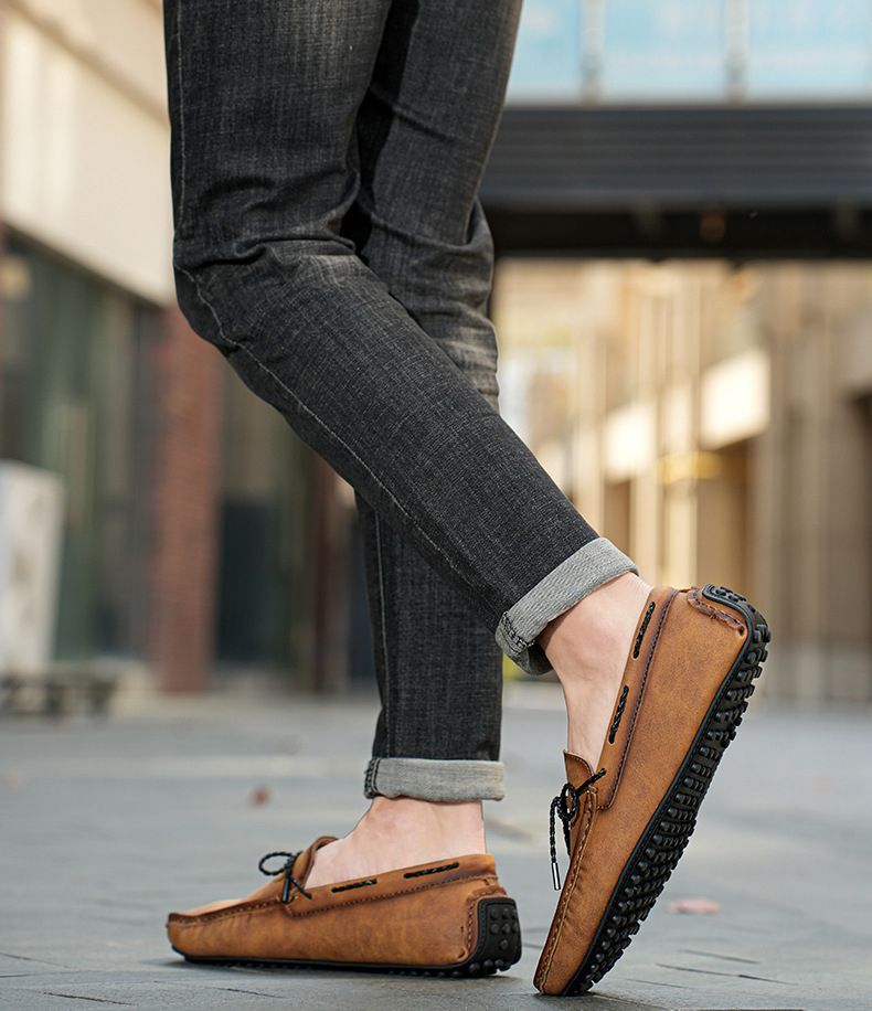 Spring And Summer Men's Breathable Beanie Shoes Large Size Lazy Shoes Men's Trendy Casual Shoes Men_voghion.com