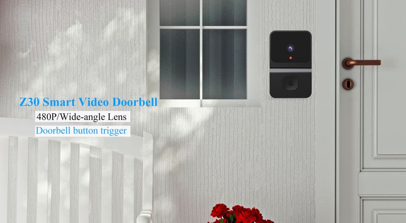 Interphone visuel sans fil à faible consommation d'énergie pour téléphone portable, modèle privé, surveillance, sonnette intelligente WiFi, ensemble Dingdong_voghion.com