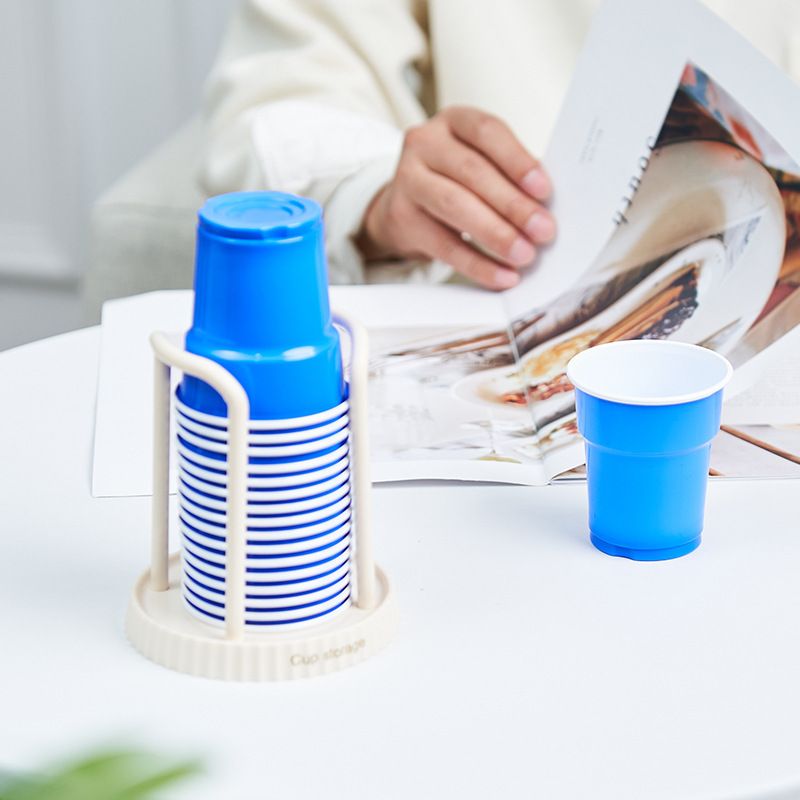 Paper Disposable Desktop Taker Multifunctional Storage Rack Home Coffee Tea Cup Holder_voghion.com