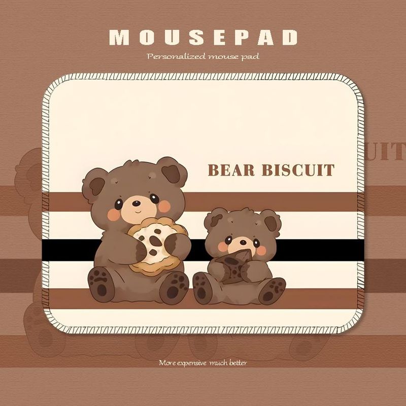 Unbeatable Quality Little Red Book Same Cute Bear Mouse Pad Cartoon Girl Good-looking Ins Style Desk Keyboard Mat_voghion.com