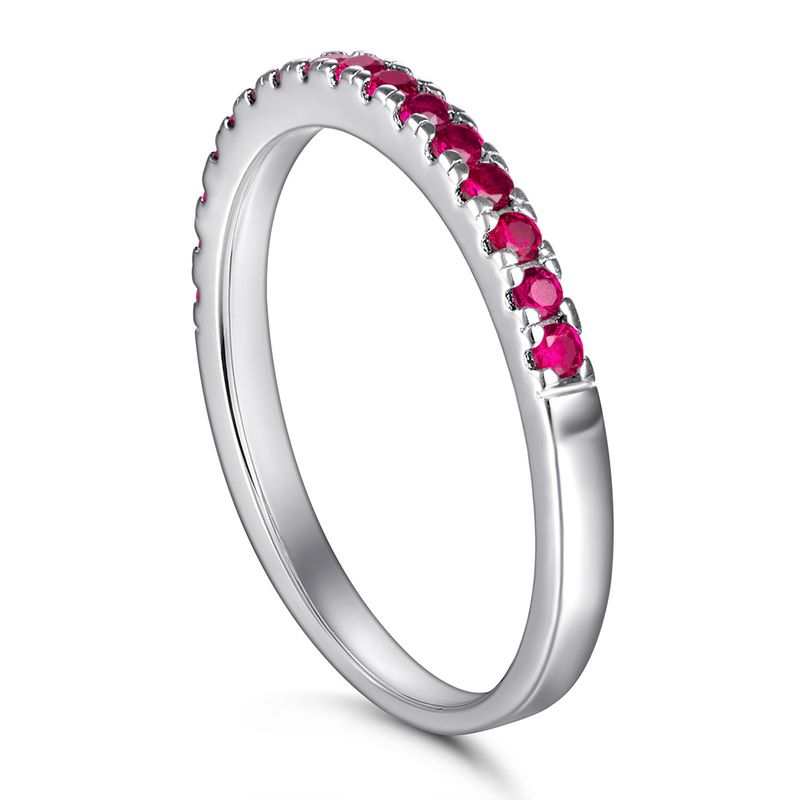 Anelli singoli Nuovo anello in argento 925 per donna Anello con diamanti in oro rosa e zirconi colorati Anello con diamanti per dito indice Può essere inviato per conto di_voghion.com