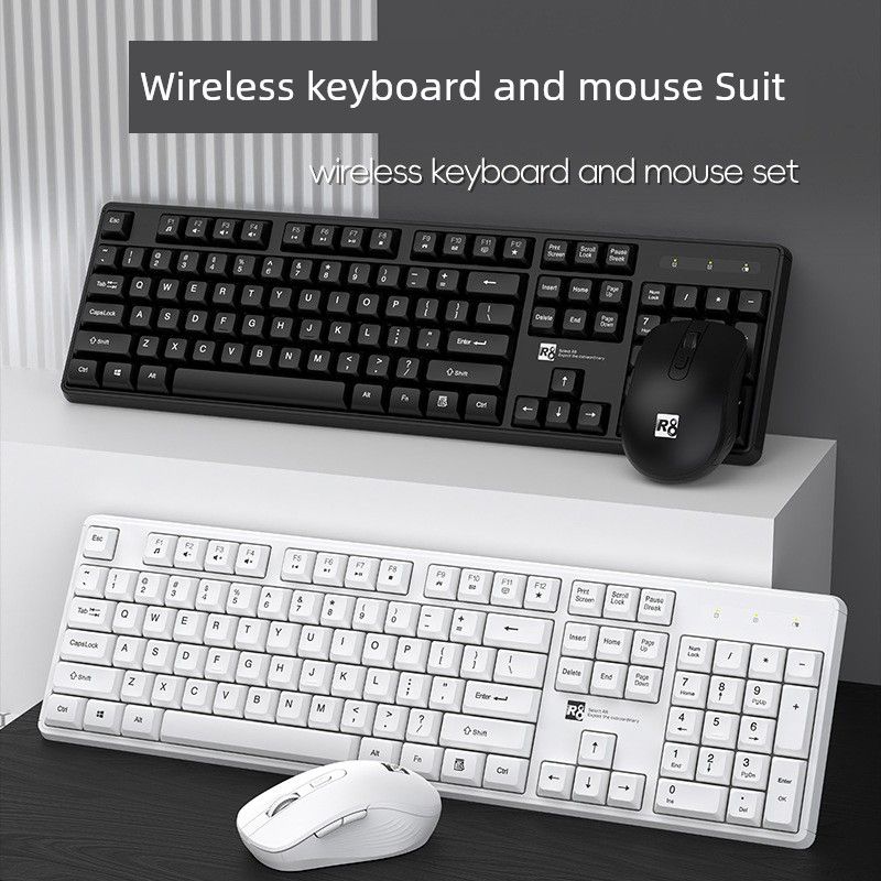 2.4G Wireless Keyboard Mouse Set 3 Files DPI Laptop Desktop 104 Keys Plug And Play Male For Home_voghion.com