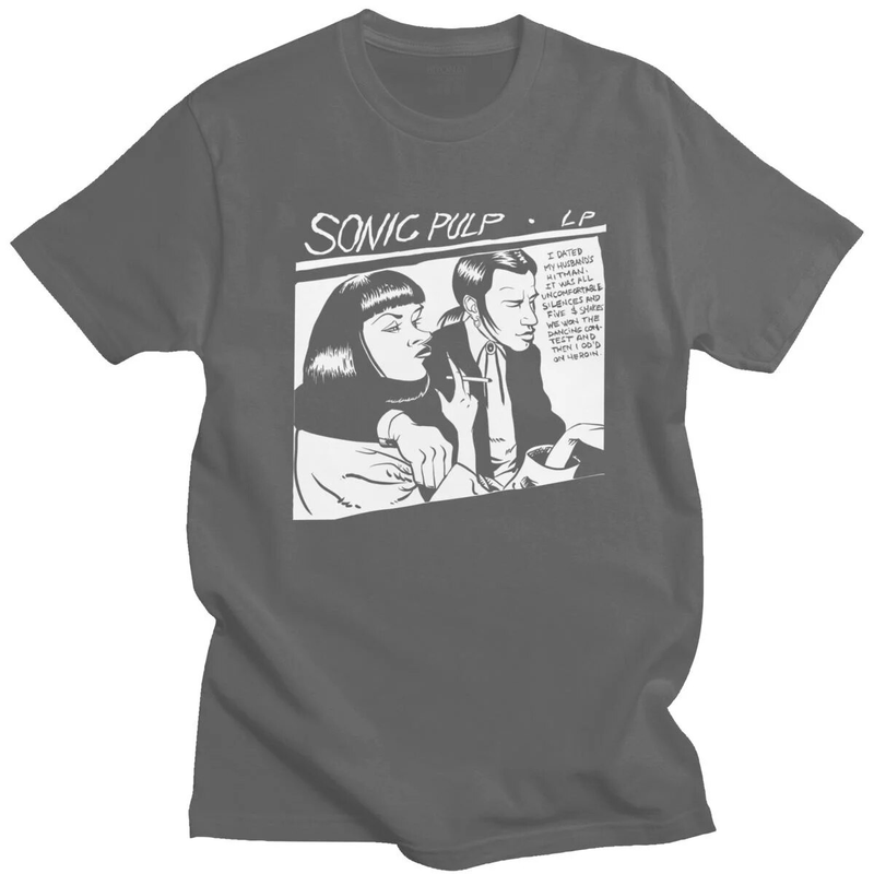 Funny Men's Pulp Fiction T-shirt Short Sleeves Cotton Quentin Tarantino Tshirt Movie Film Shirt Mia Wallace Tee Tops_voghion.com