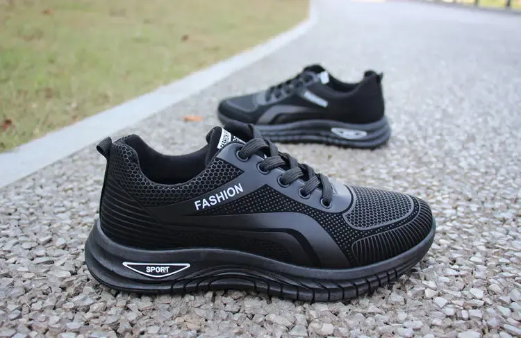 Zapatillas deportivas informales para hombre, nuevas, transpirables, de primavera, antideslizantes, resistentes al desgaste, para correr al aire libre_voghion.com