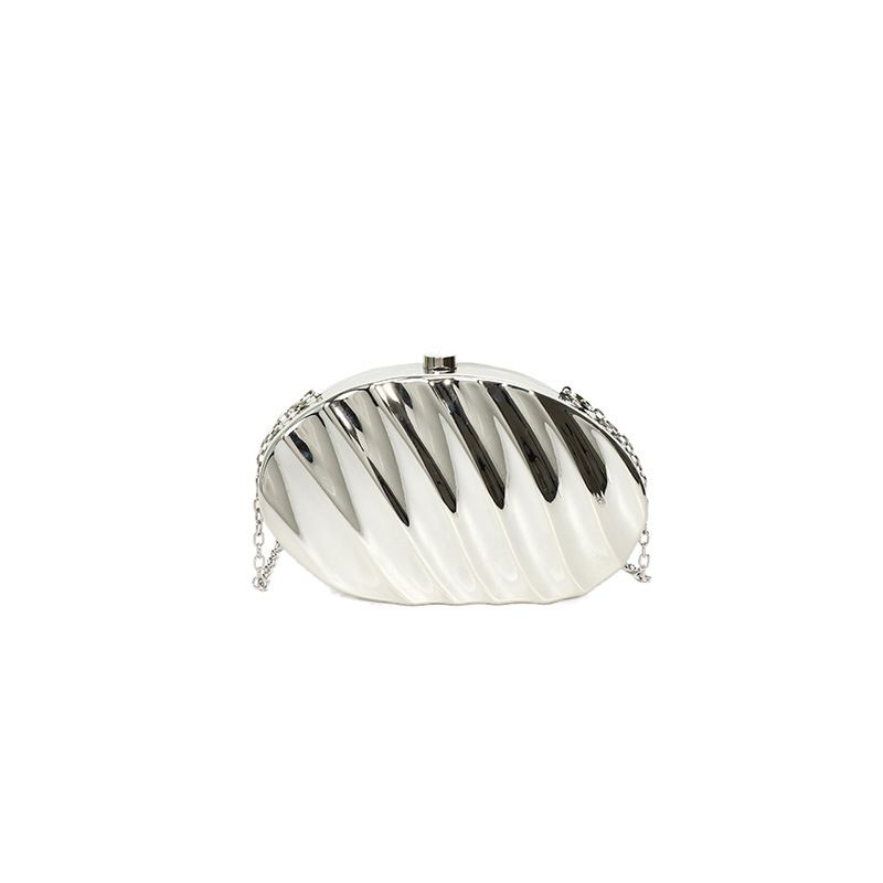 Neues Design Muschelblattförmige High-End-Abendtasche aus Acryl mit einer Schulter und Umhängetasche für Damen_voghion.com