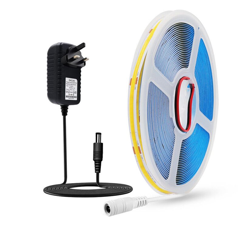 LED-Streifenlichter 12V COB Hohe Dichte Flexibles Band Seil Schrank Küchenlicht_voghion.com