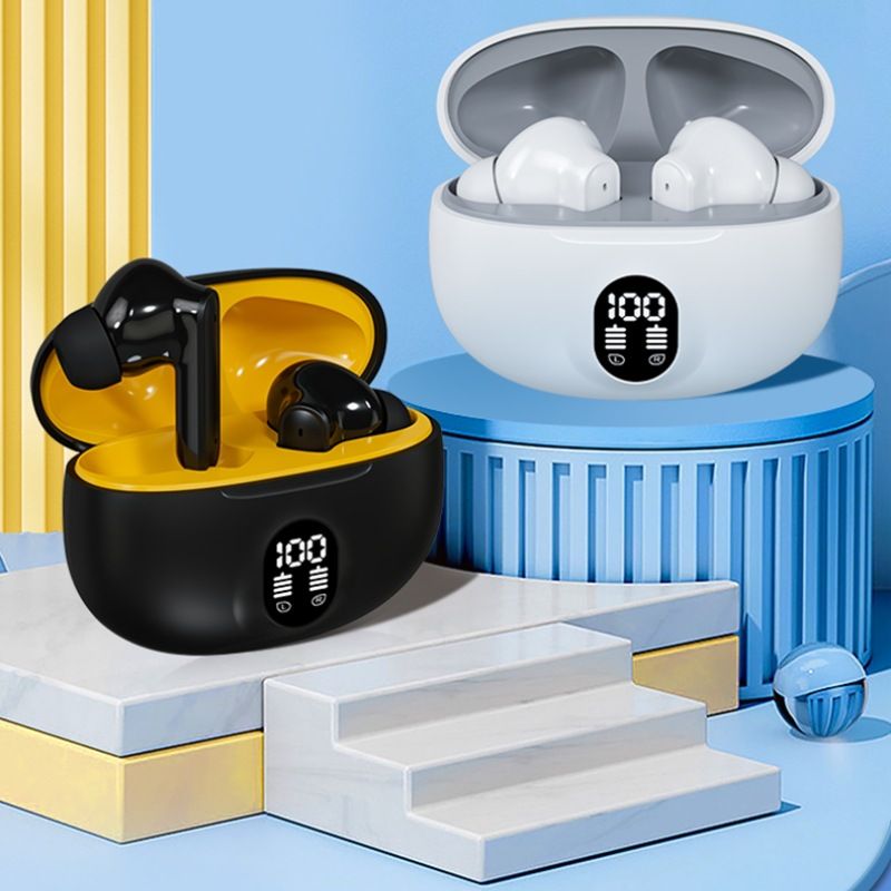 Auricolare Bluetooth in-ear wireless S510, display digitale della batteria, riduzione del rumore di alta qualità, auricolare Bluetooth 5.3 di lunga durata_voghion.com