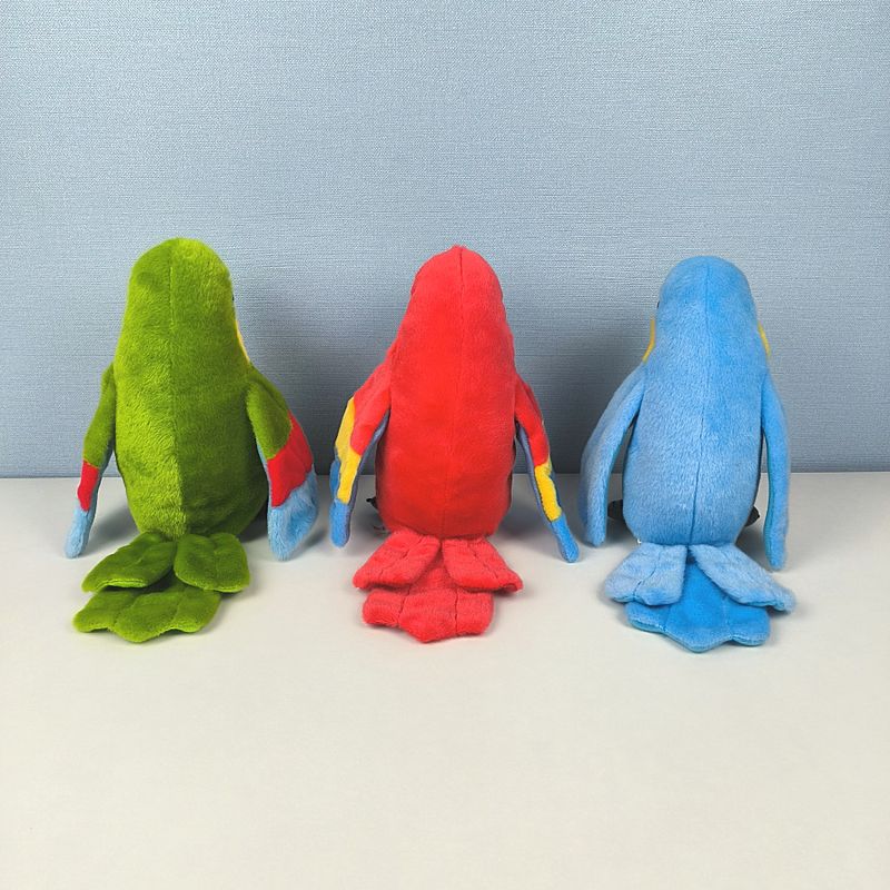Parrot Electric Toy Can Learn To Talk Recording Swing Wings Children's Gift Recording Parrot Plush Toy_voghion.com