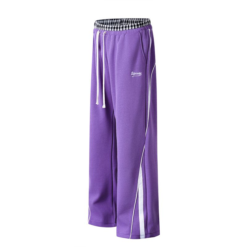 Pantaloni cargo a gamba dritta da uomo e da donna - Stampa mimetica vintage, comfort in cotone, design multitasche per abbigliamento casual da strada_voghion.com