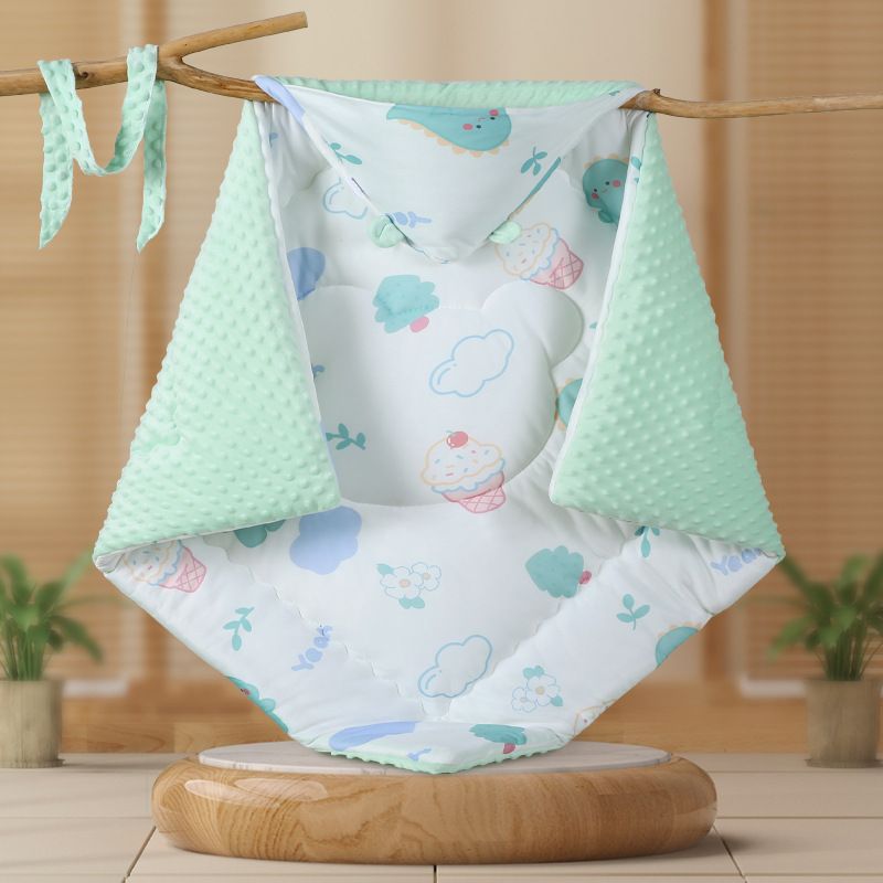 Trapunta per neonati Classe A in puro cotone, trapunta per neonati, trapunta per neonati con motivo a cartoni animati, asciugamano per neonati, coperta per neonati, trapunta piccola per neonati._voghion.com
