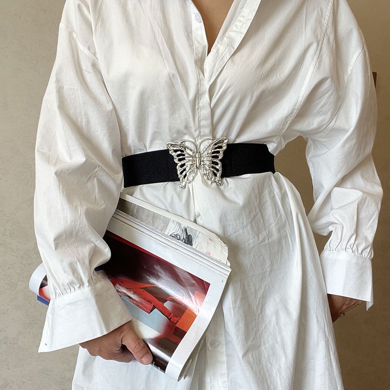 Elastic Waistband Slimming Summer Dress Decoration Belt For Dresses And Down Jackets_voghion.com