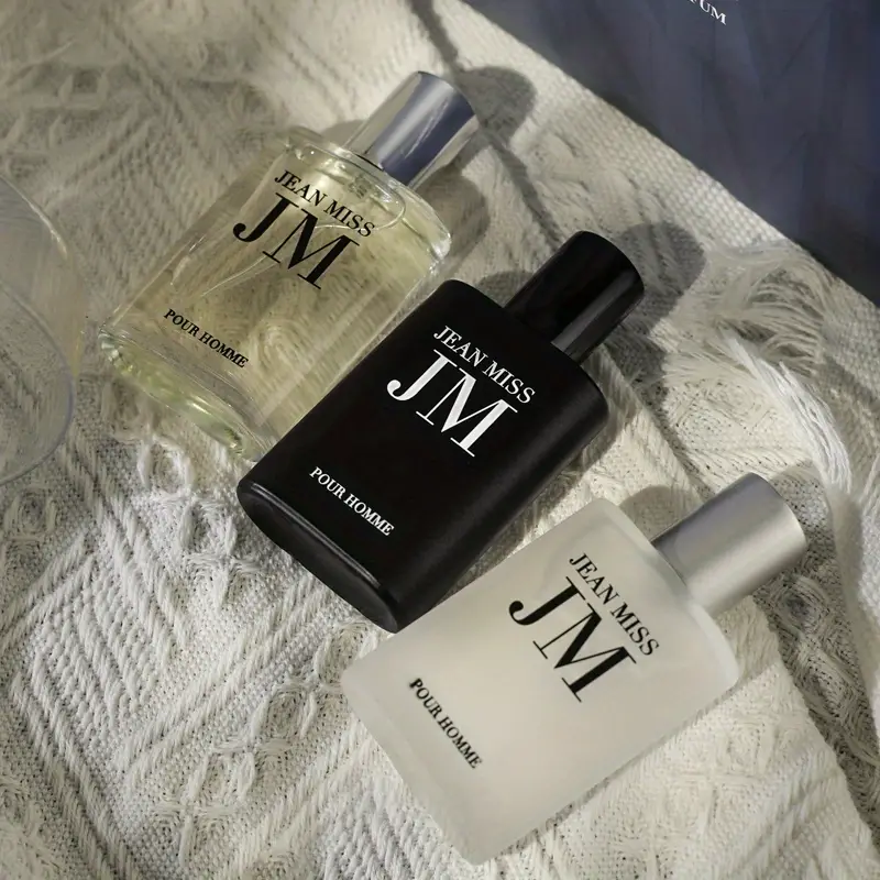 Conjunto de perfume masculino para presente, notas florais amadeiradas, fragrância refrescante e duradoura, eau de perfume para namoro e dia a dia, um presente perfeito para ele_voghion.com