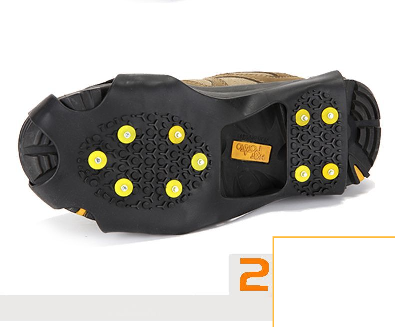 Sports & Entertainment crampons shoe covers 10 nail crampons snow claws snow ice surface snow claws shoe covers shoe chain snow village supplies_voghion.com