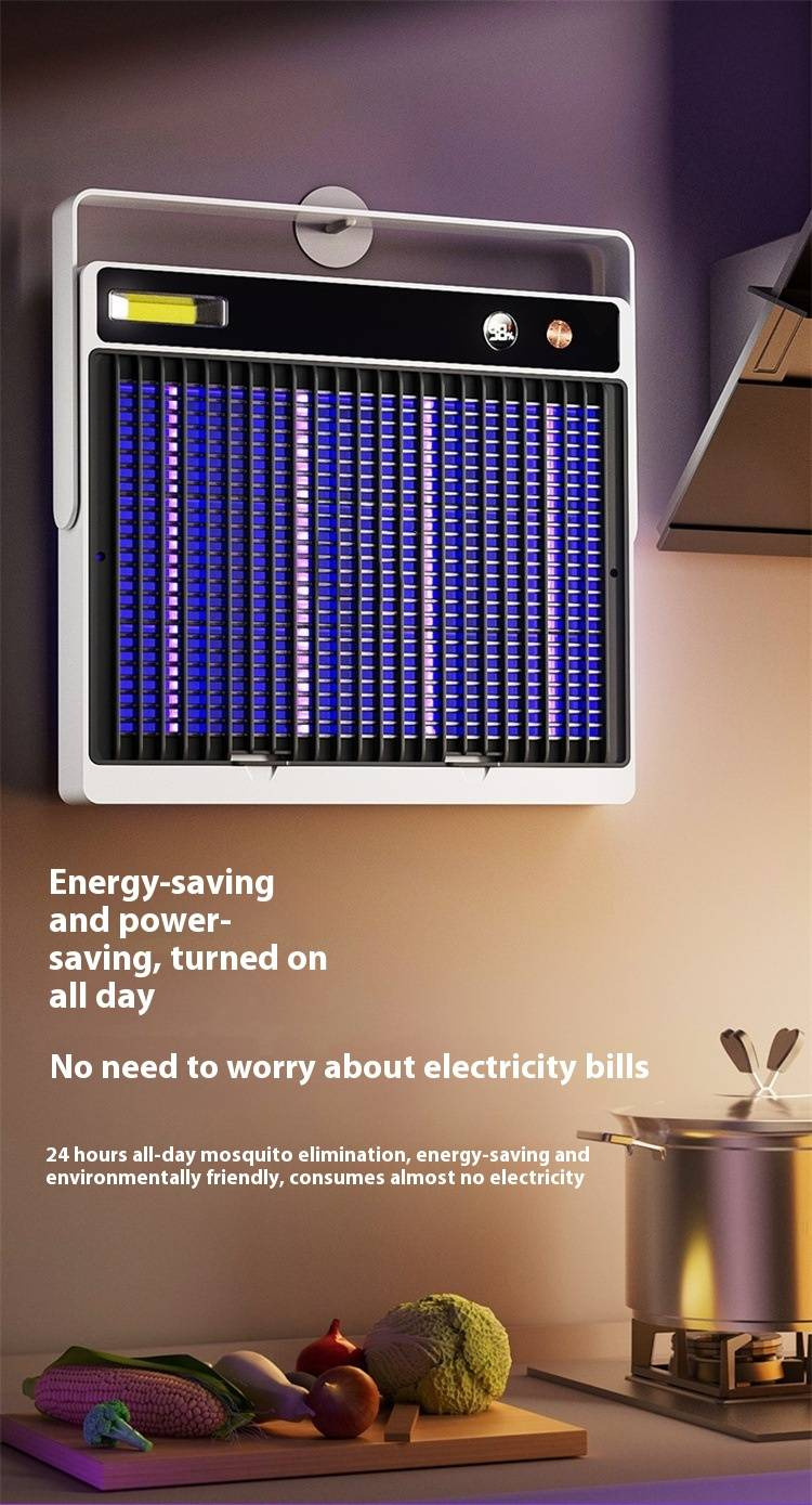 Commercial Mosquito Killer - 4200V Electric Zapper With Auto UV Trap (Rechargeable, Waterproof, For Outdoor/Patio/Garden Use)_voghion.com