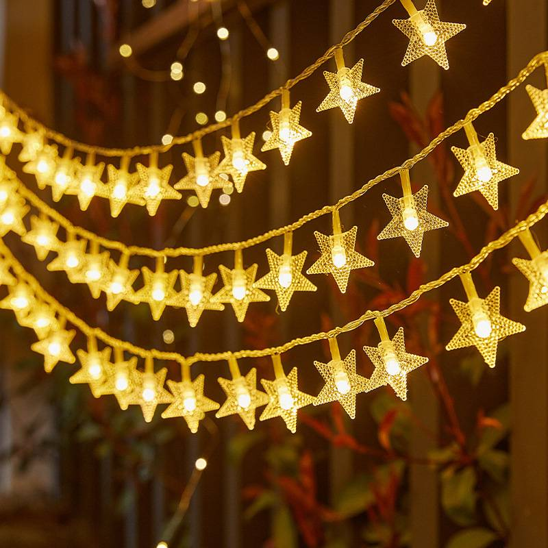 100 diod LED Solarne lampki choinkowe – wodoodporne lampki choinkowe do dekoracji wnętrz i na zewnątrz (8 trybów, IP65, zasilanie USB/słoneczne, ciepła biel i wielokolorowe)_voghion.com