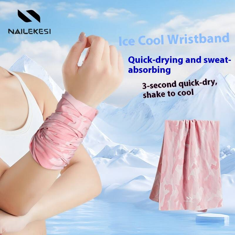 Cooling & Quick-Dry Sports Wristband – Sweat-Absorbing & Non-Slip For Men & Women – Perfect For Tennis, Basketball, Gym & Outdoor Activities_voghion.com