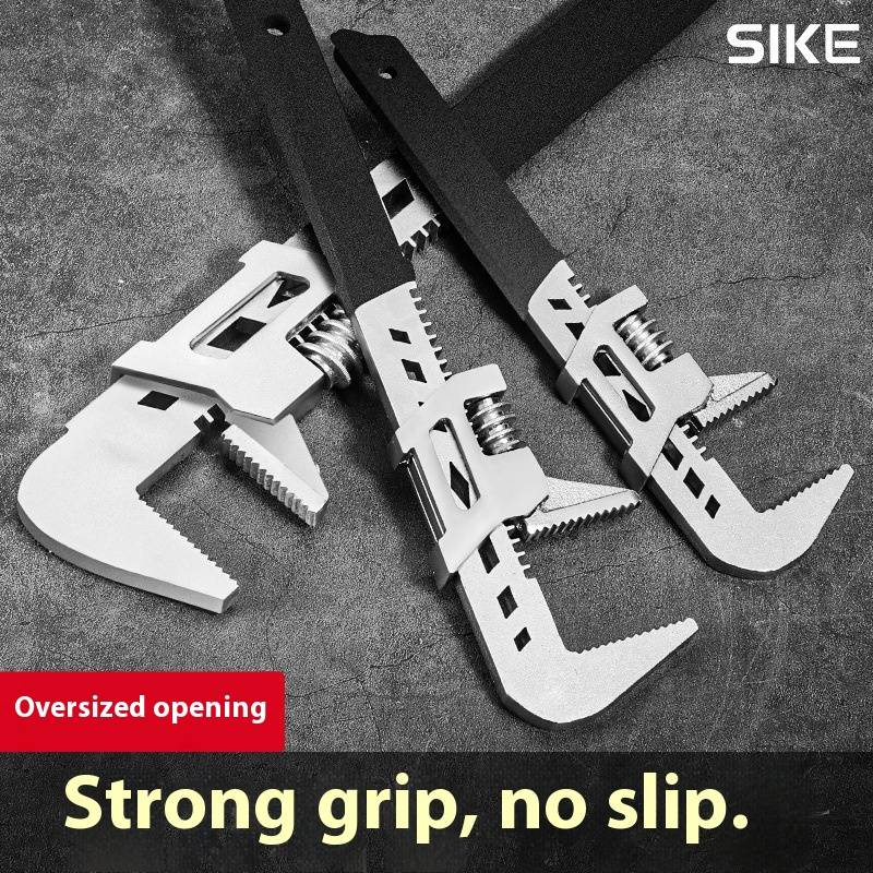Heavy-Duty Adjustable F-Type Wrench – Industrial-Grade CR-V Alloy Steel Forged Tool For Maximum Grip & Durability_voghion.com